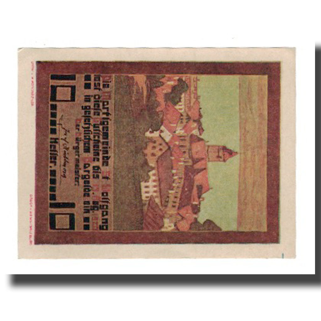 Banknote, Austria, St. Wolfgang O.Ö. Marktgemeinde, 10 Heller, paysage 2, 1920