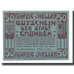 Geldschein, Österreich, Gmunden O.Ö. Stadt, 50 Heller, paysage, 1920