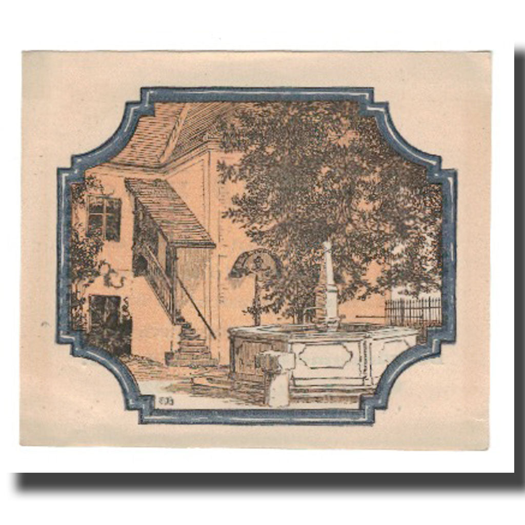 Banknote, Austria, Waxenberg O.Ö. Gemeinde, 80 Heller, Fontaine 3, 1920