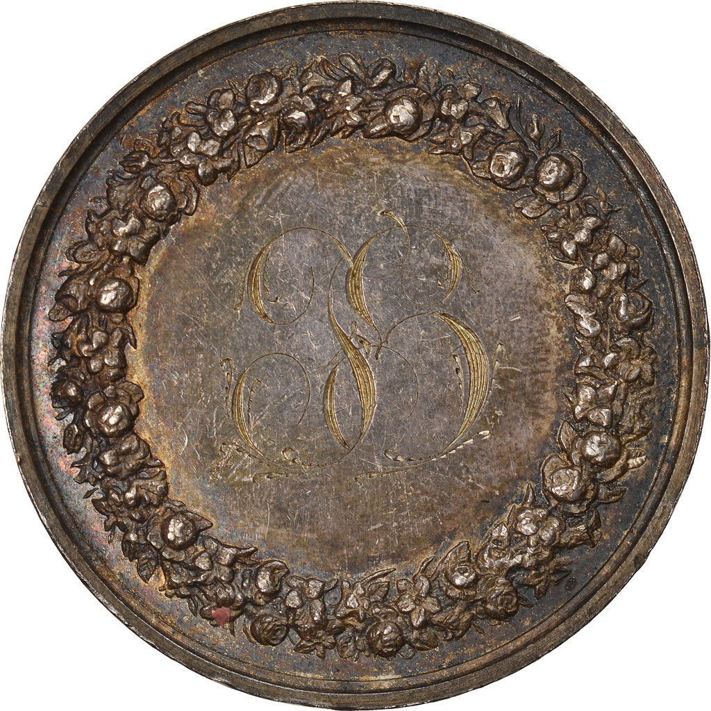 France, Médaille, Noces, Mariage, Religion, Religions & beliefs, 1850, Gayrard