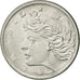 Coin, Brazil, 10 Centavos, 1975, EF(40-45), Stainless Steel, KM:578.1a