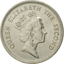 Coin, Hong Kong, Elizabeth II, Dollar, 1989, VF(30-35), Copper-nickel, KM:63
