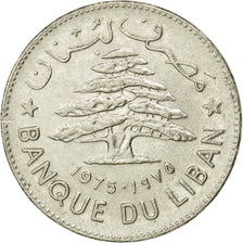 Münze, Lebanon, Livre, 1975, S+, Nickel, KM:30