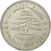 Moneta, Libano, Livre, 1981, MB+, Nichel, KM:30