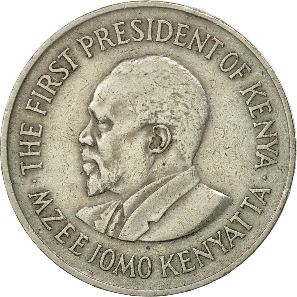 Moneda, Kenia, Shilling, 1975, BC+, Cobre - níquel, KM:14