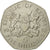 Coin, Kenya, 5 Shillings, 1985, British Royal Mint, VF(30-35), Copper-nickel