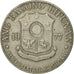 Moneta, Filippine, Piso, 1977, MB+, Rame-nichel, KM:209.1