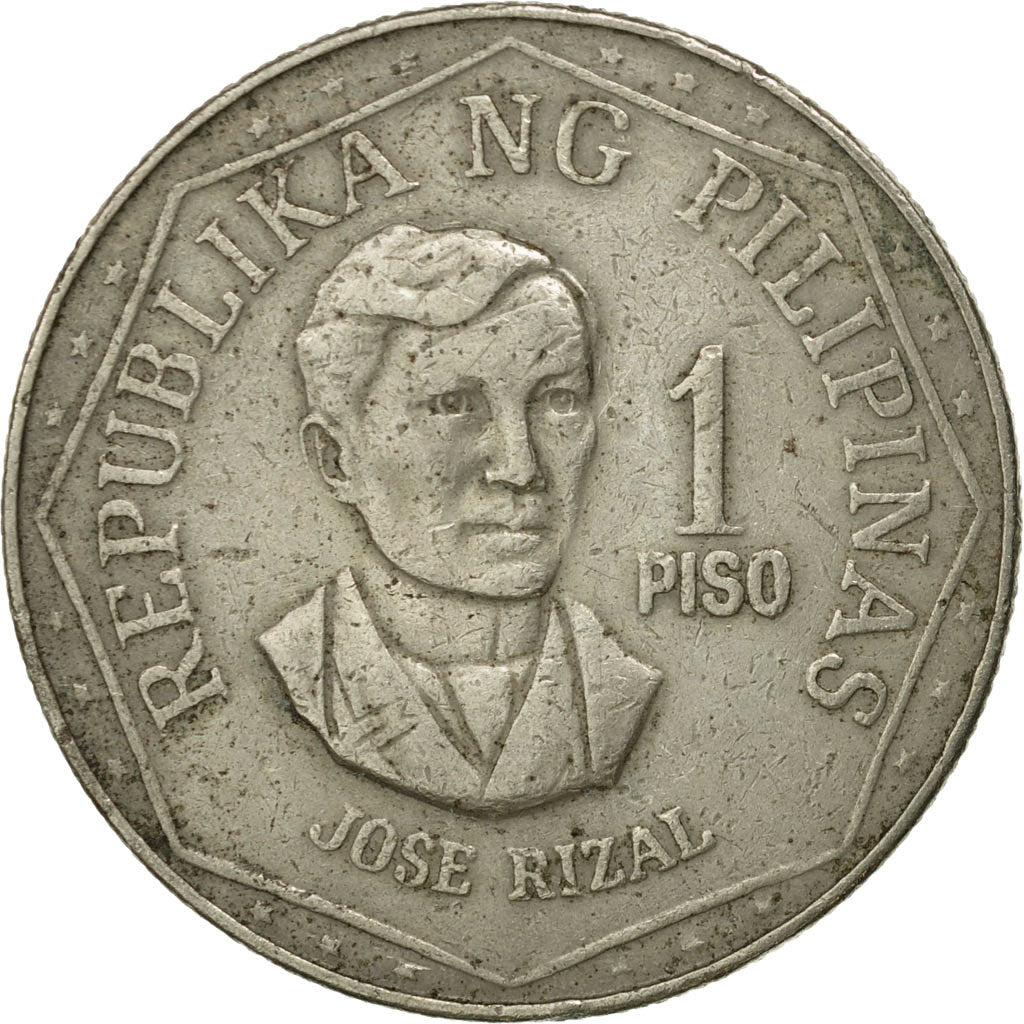 Moneta, Filippine, Piso, 1977, MB+, Rame-nichel, KM:209.1