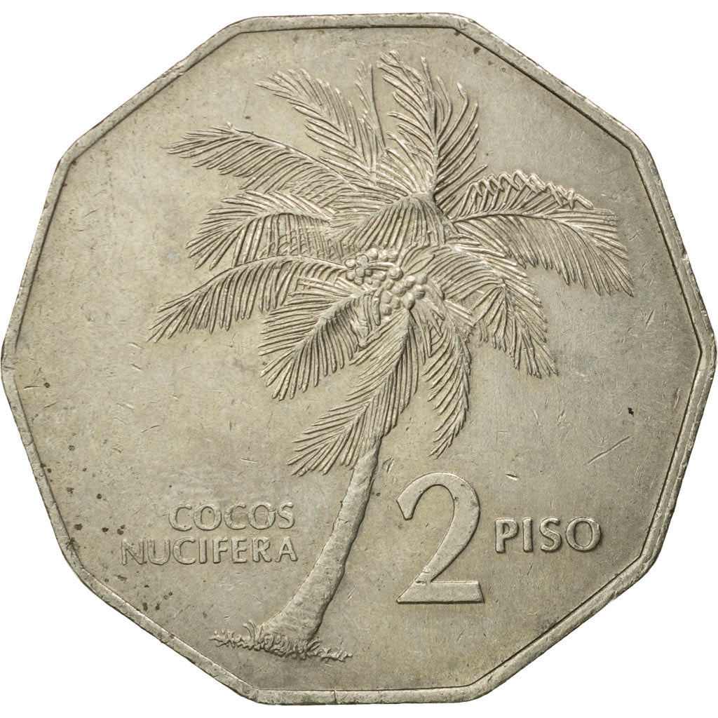 Moneta, Filippine, 2 Piso, 1983, MB+, Rame-nichel, KM:244