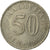 Coin, Malaysia, 50 Sen, 1988, Franklin Mint, VF(30-35), Copper-nickel, KM:5.3