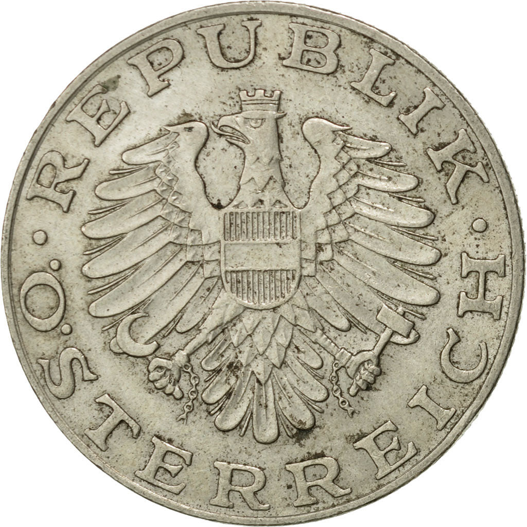 Moneta, Austria, 10 Schilling, 1975, MB+, Nichel placcato rame-nichel, KM:2918