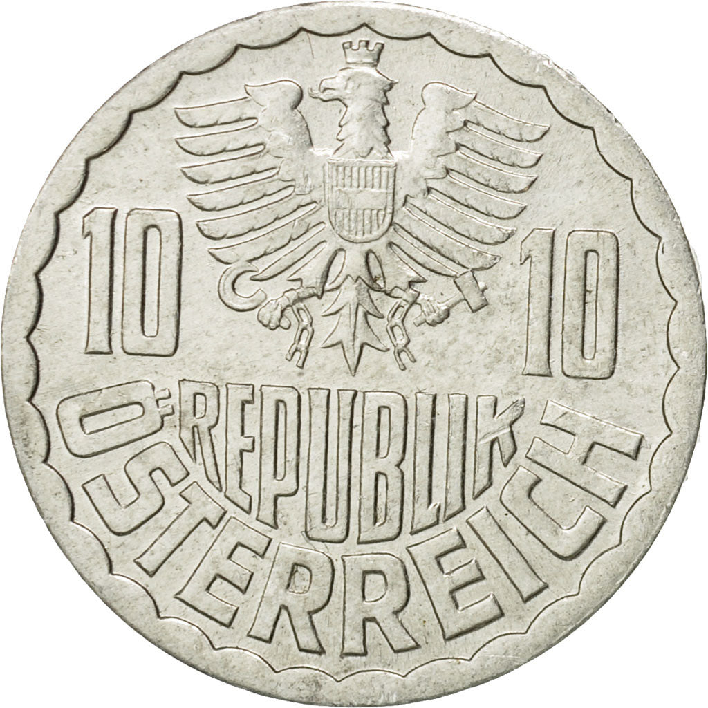 Moneta, Austria, 10 Groschen, 1991, Vienna, MB+, Alluminio, KM:2878
