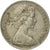 Moneda, Australia, Elizabeth II, 20 Cents, 1975, Melbourne, BC+, Cobre -