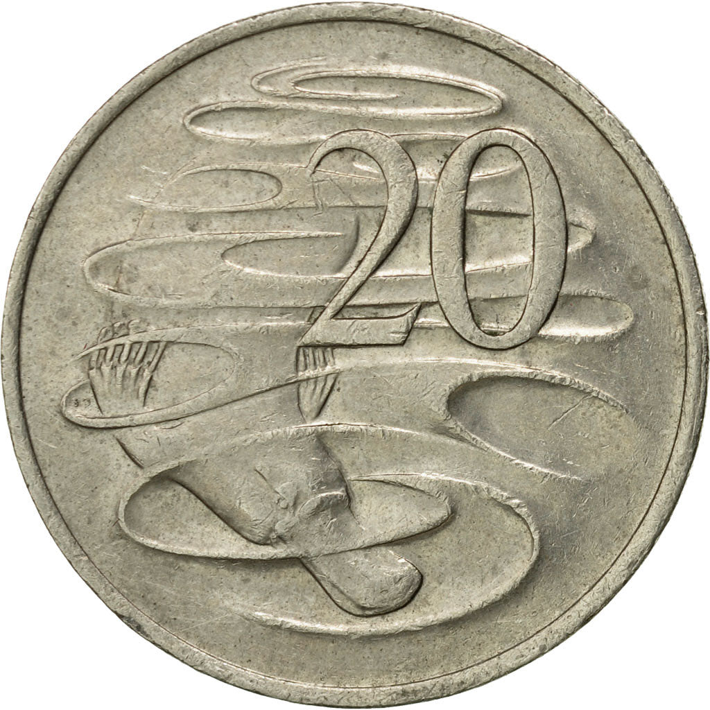 Coin, Australia, Elizabeth II, 20 Cents, 1980, Melbourne, VF(30-35)