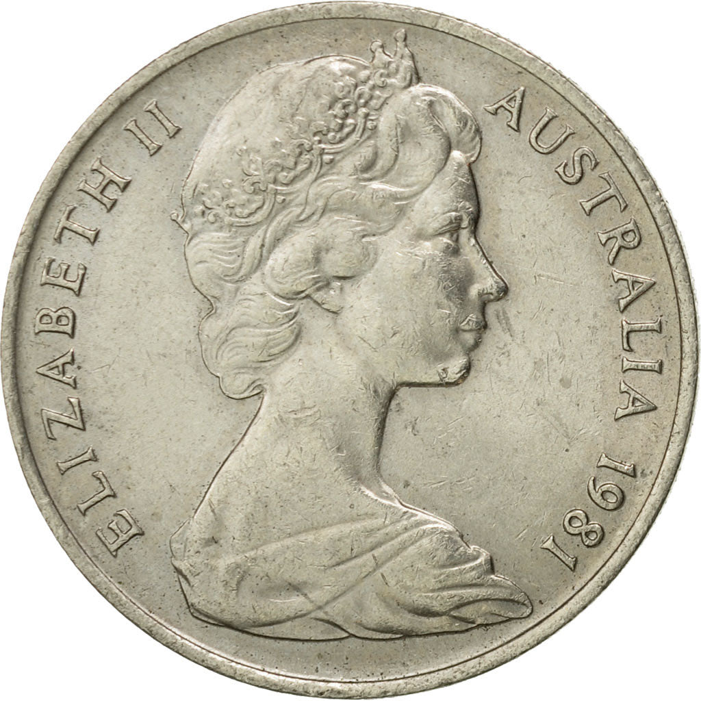 Coin, Australia, Elizabeth II, 10 Cents, 1981, Melbourne, EF(40-45)