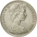 Moneda, Australia, Elizabeth II, 10 Cents, 1981, Melbourne, MBC, Cobre -