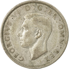 Coin, Great Britain, George VI, 1/2 Crown, 1938, VF(20-25), Silver, KM:856