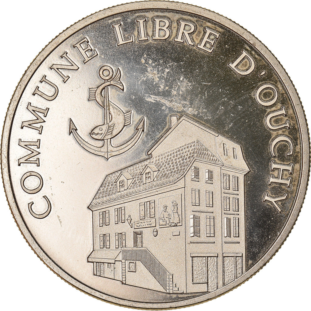 Suisse, Médaille, 20 Bricks, Commune Libre d'Ouchy, 1997, Huguenin, SUP