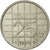 Moneda, Países Bajos, Beatrix, 25 Cents, 1995, BC+, Níquel, KM:204