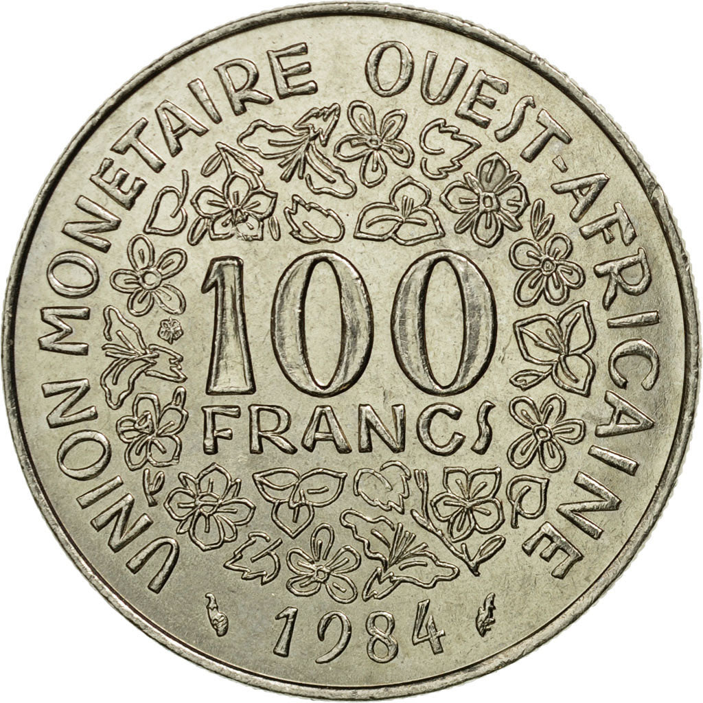 Münze, West African States, 100 Francs, 1984, Paris, SS, Nickel, KM:4