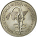 Moneda, Estados del África Occidental, 100 Francs, 1978, Paris, MBC, Níquel