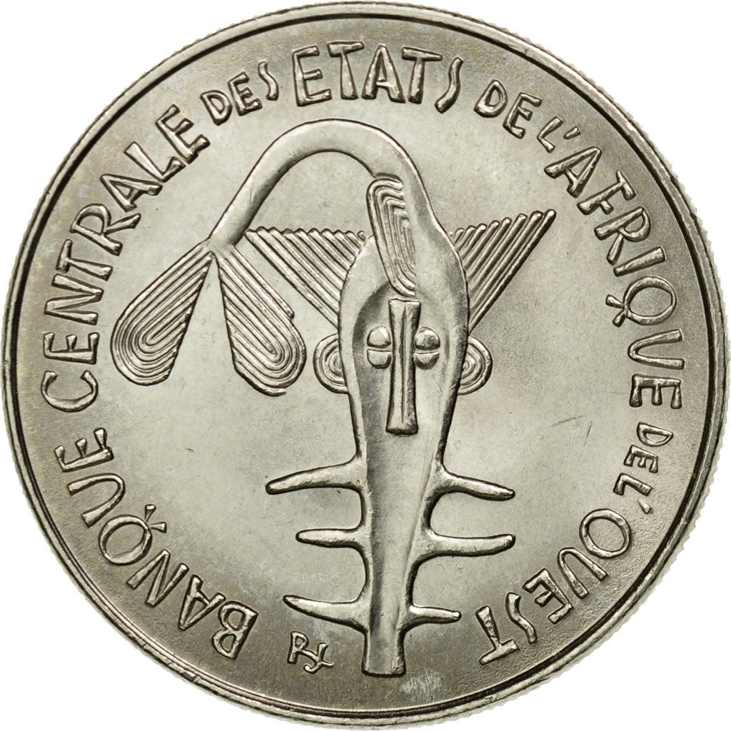 Moneta, Stati dell'Africa occidentale, 100 Francs, 1972, Paris, BB, Nichel, KM:4
