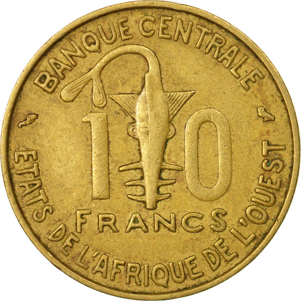 Munten, West Afrikaanse Staten, 10 Francs, 1973, Paris, FR+