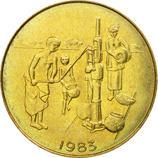 Münze, West African States, 10 Francs, 1983, Paris, SS, Aluminum-Bronze, KM:10