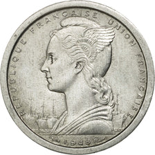 Münze, Französisch-Äquatorialafrika, Franc, 1948, Paris, SS, Aluminium, KM:6