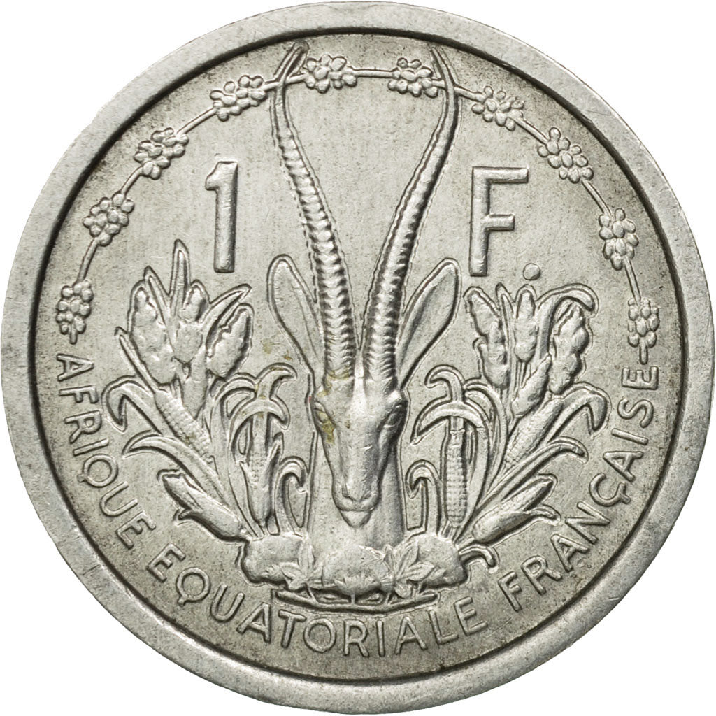 Münze, Französisch-Äquatorialafrika, Franc, 1948, Paris, SS, Aluminium, KM:6