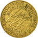 Moneta, PAŃSTWA AFRYKI RÓWNIKOWEJ, 10 Francs, 1965, Paris, VF(30-35)