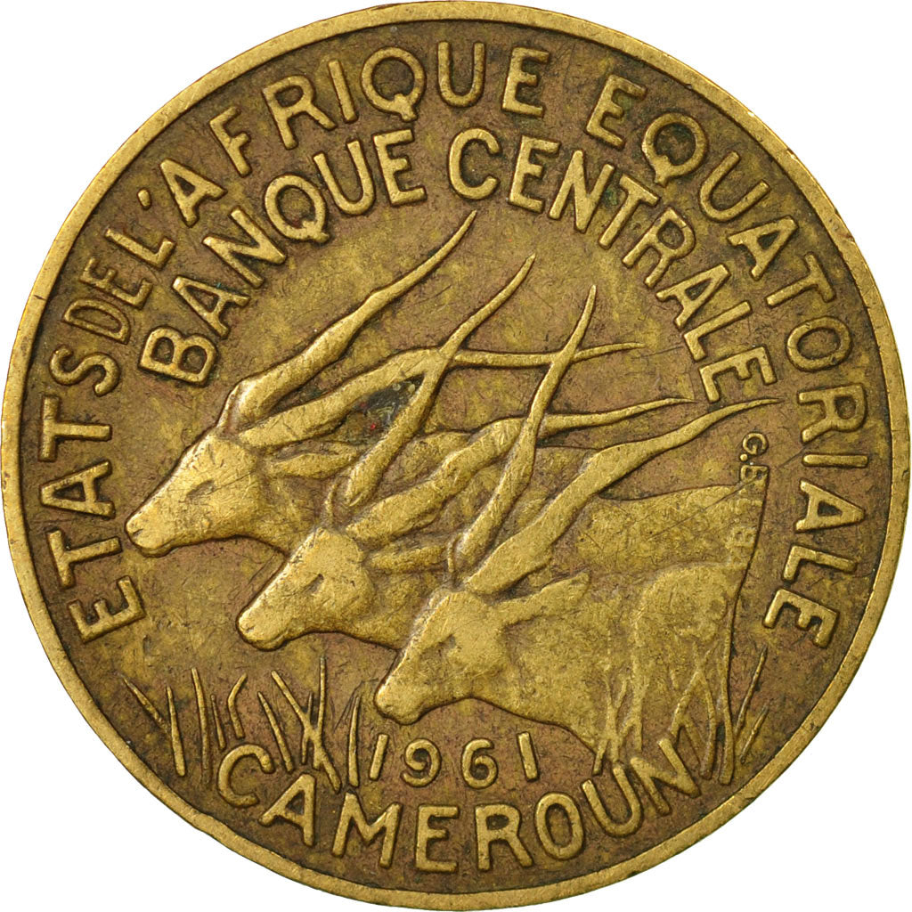 Münze, Äquatorial Afrikanische Staaten, 10 Francs, 1961, Paris, S