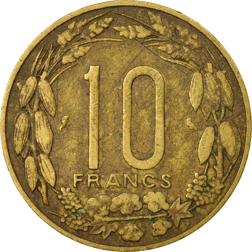 Münze, Äquatorial Afrikanische Staaten, 10 Francs, 1961, Paris, S