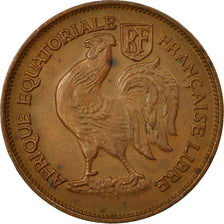 Münze, Französisch-Äquatorialafrika, Franc, 1943, Pretoria, S+, Bronze, KM:2a