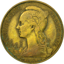 Munten, Madagascar, 20 Francs, 1953, Paris, FR, Aluminum-Bronze, KM:7