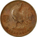 Coin, Madagascar, Franc, 1943, Pretoria, VF(30-35), Bronze, KM:2
