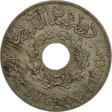 Monnaie, Lebanon, Piastre, 1925, Paris, B+, Copper-nickel, KM:3