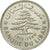 Coin, Lebanon, Livre, 1977, EF(40-45), Nickel, KM:30