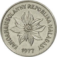 Moneta, Madagascar, 2 Francs, 1977, Paris, BB, Acciaio inossidabile, KM:9