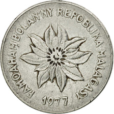 Coin, Madagascar, 5 Francs, Ariary, 1977, Paris, VF(30-35), Stainless Steel