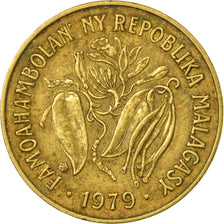 Moneta, Madagascar, 10 Francs, 2 Ariary, 1979, Paris, MB+, Alluminio-bronzo