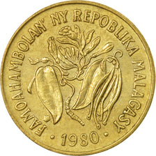 Monnaie, Madagascar, 10 Francs, 2 Ariary, 1980, Paris, TB+, Aluminum-Bronze