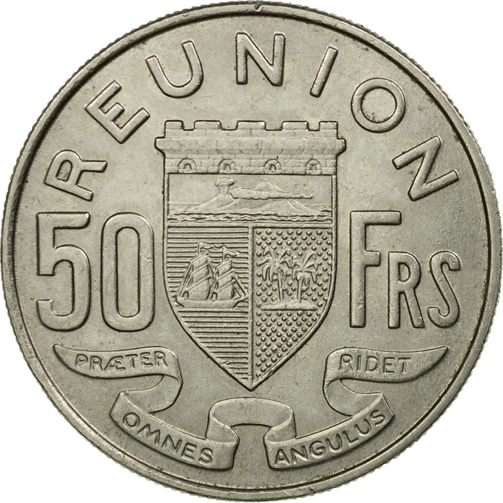 Münze, Réunion, 50 Francs, 1962, SS, Nickel, KM:12