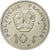 Moneda, Polinesia francesa, 10 Francs, 1967, Paris, MBC, Níquel, KM:5