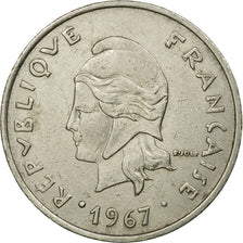 Münze, Neukaledonien, 20 Francs, 1967, Paris, SS, Nickel, KM:6