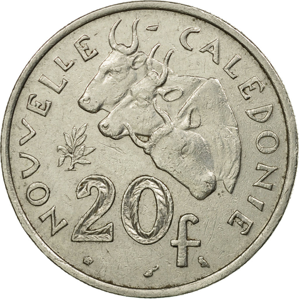 Münze, Neukaledonien, 20 Francs, 1967, Paris, SS, Nickel, KM:6