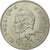 Moneda, Nueva Caledonia, 20 Francs, 1972, Paris, MBC, Níquel, KM:12