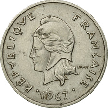 Coin, New Caledonia, 10 Francs, 1967, Paris, VF(30-35), Nickel, KM:5