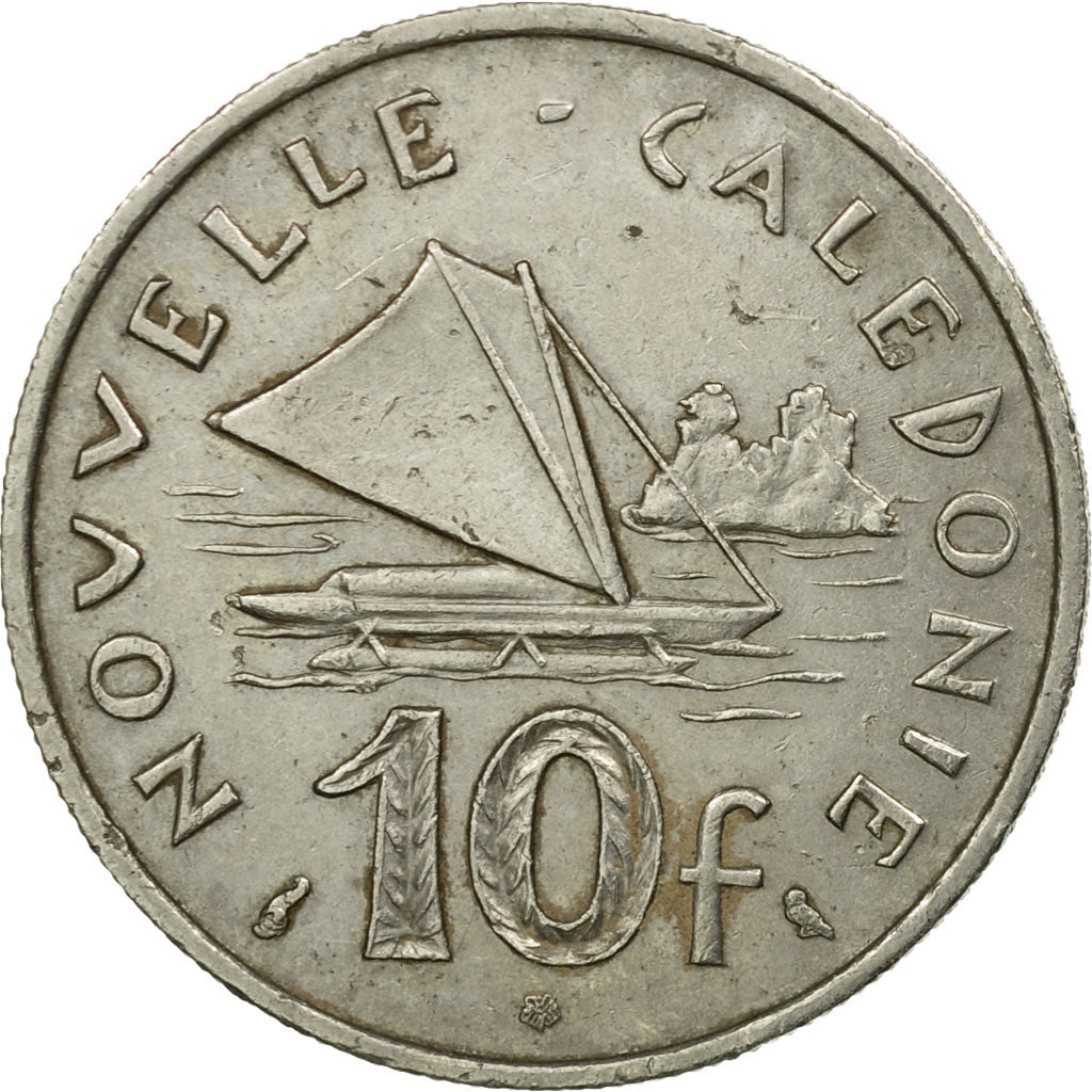 Coin, New Caledonia, 10 Francs, 1967, Paris, VF(30-35), Nickel, KM:5