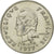 Moneda, Nueva Caledonia, 10 Francs, 1977, Paris, MBC, Níquel, KM:11